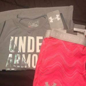 Girls Under Armour paired outfit